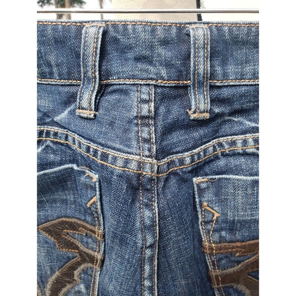 Buffalo David Bitton Jeans Men Sz 30 Fit 32 X 30.5 Domax Straight Leg Blue Denim - Picture 8 of 16